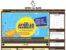 Tablet Screenshot of openthegate.org.uk